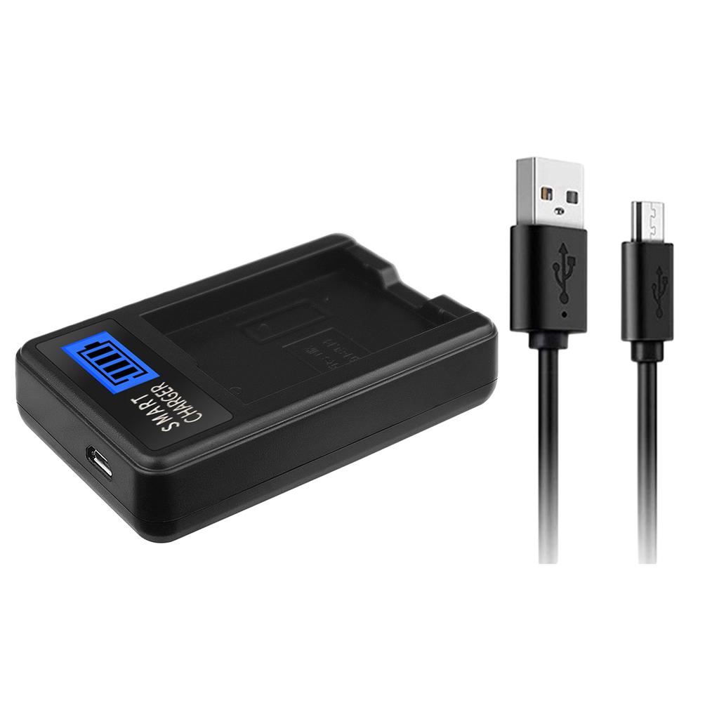 LCD USB EN-EL14 Replacement Charger for Coolpix P7000 P7100 D3200 D3300 D5100 D5200 P7700 P7800 D3100 Cameras Batteries