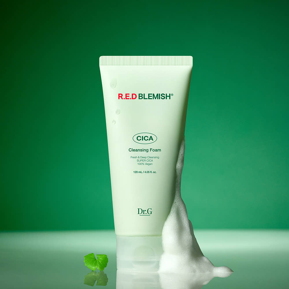 [Dr.G] R.E.D Blemish Cica Cleansing Foam Gentle Low pH Facial Cleanser 120ml