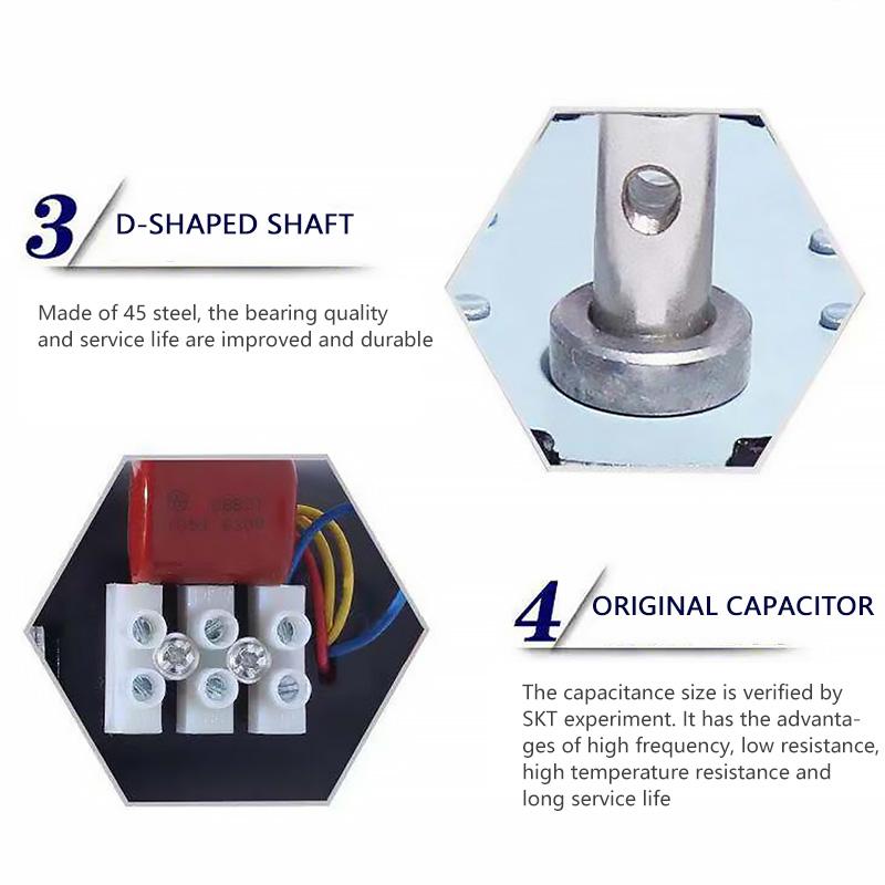 220V AC 14W Micro Gear Motor 60KTYZ 50Hz Permanent Magnet Synchronous Gear Motor Low Speed 2.5rpm