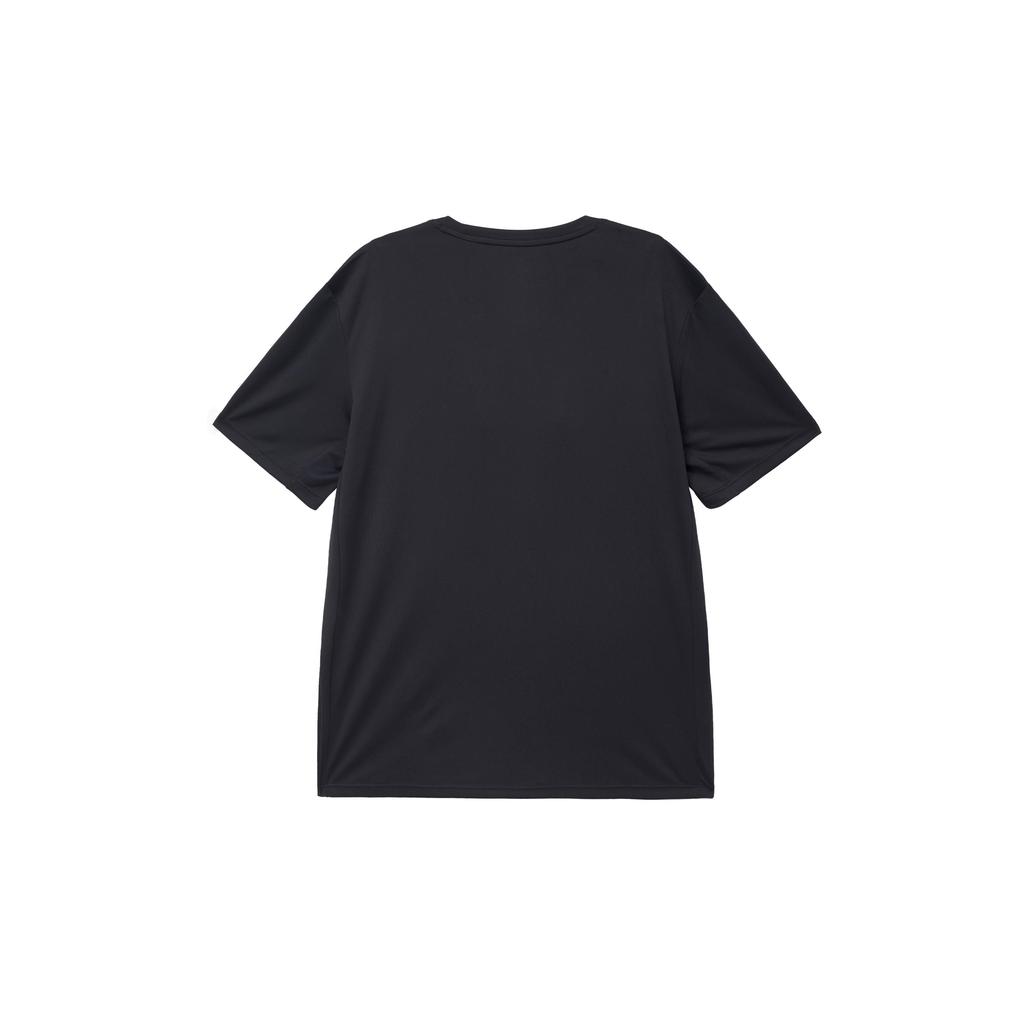 ANTA T Shirts Men's Black Crew Neck Moderate Straight Fit 952427123-7