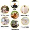 50 Pcs Sublimation Air Fresheners Blanks Sublimation Blanks Products DIY Air Freshener For Car And Home Hanging Decoration Sublimation Car Freshener