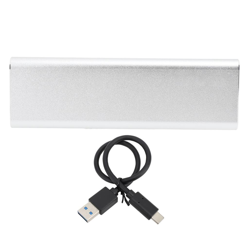 M.2 NGFF SSD Hard Drive Enclosure B Key USB3.1 Type C 10Gbps High Speed Transmission Metal Solid