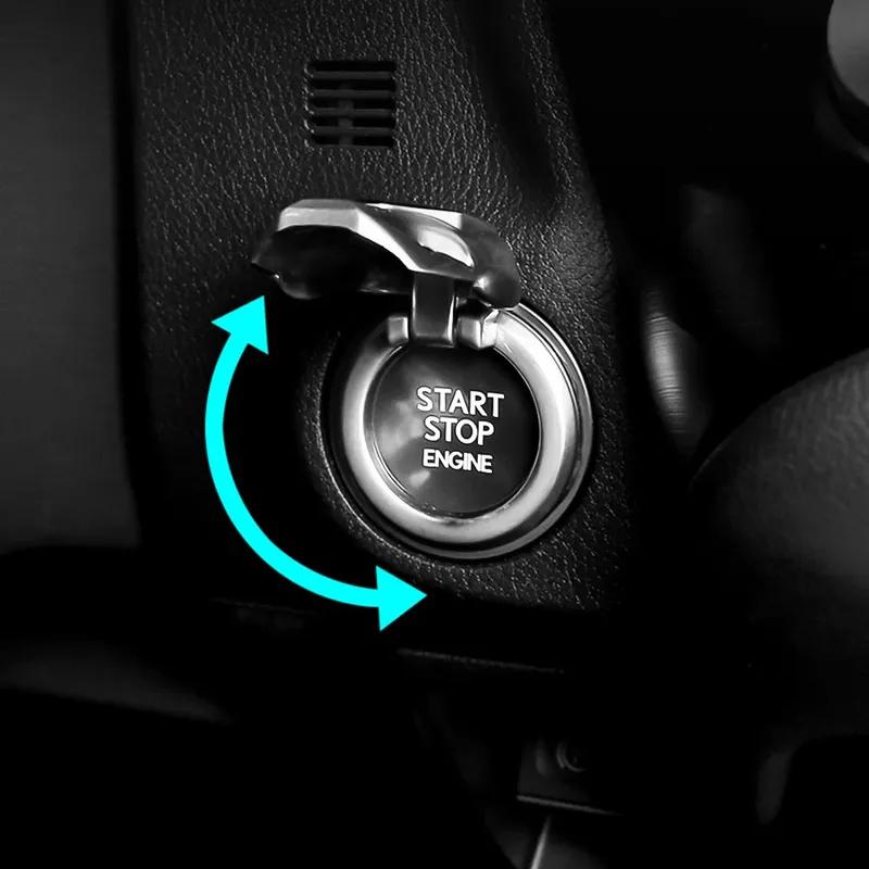 For Skoda Virs Car Engine Ignition Button Switch Button Cover Interior Accessories Fabia Rapid Octavia Kamiq Karoq Kodiaq