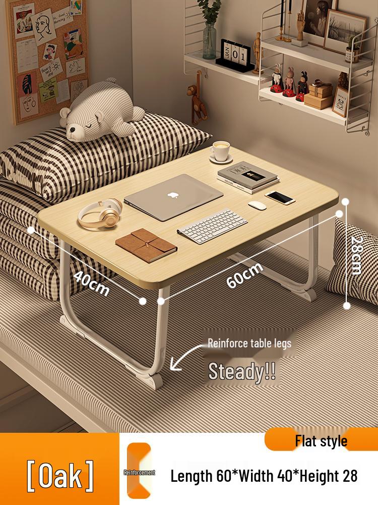 Compact Folding Bedside Desk – Ideal for Students, Dorms, and Offices