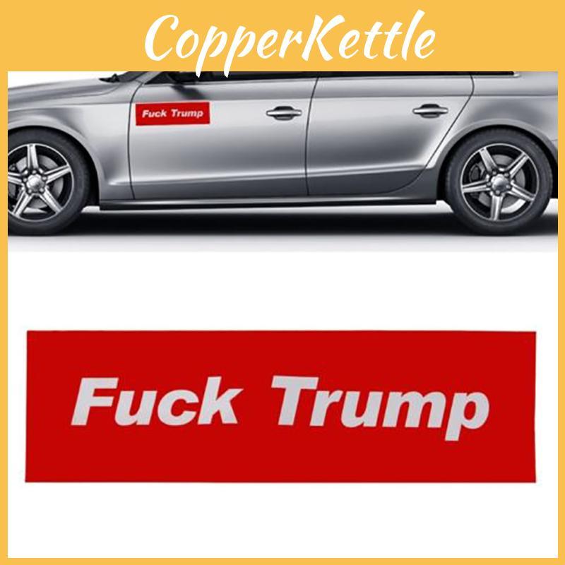Buchstabe Trump Rot Auto Motorrad Stoßstange Aufkleber Kampagne Präsident