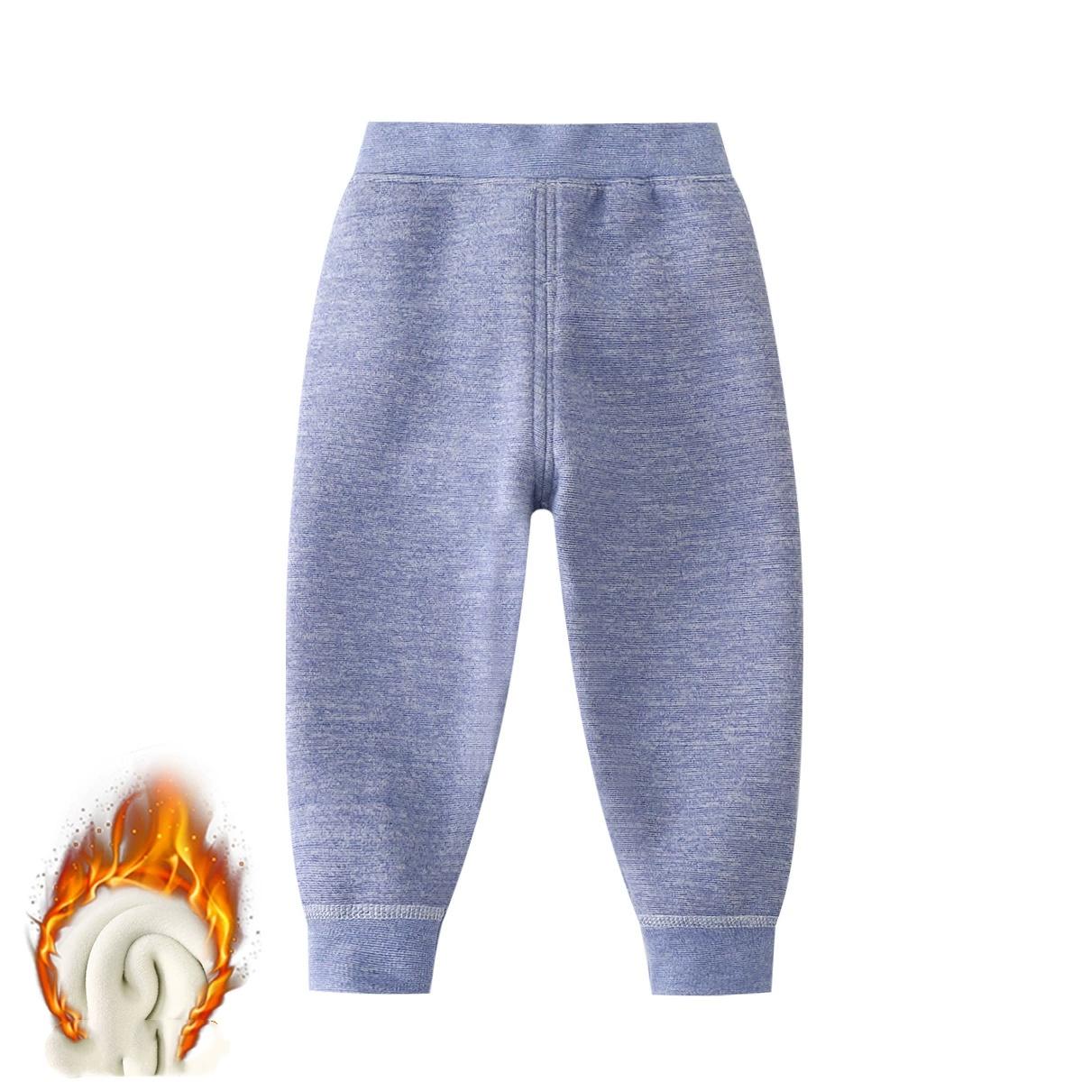 

Детские брюки Термоштаны Зимние Флисовые Утепленные Детские Леггинсы Детские Брюки для Мальчиков 90 синий