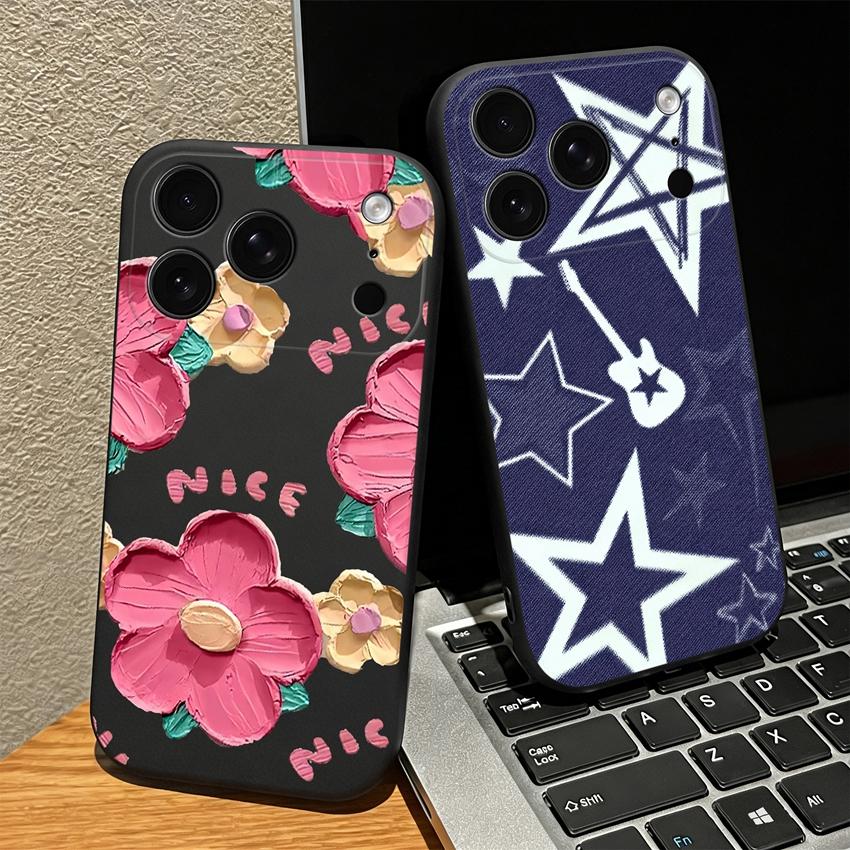 Per Apple iPhone 17 16 15 14 13 Pro Max 17 Air 16 Plus 17e 16e Cover per Telefono Bellissimo Cartone Animato Guscio Morbido Opaco in Silicone Per iPhone Coperture Anti Impronte Digitali