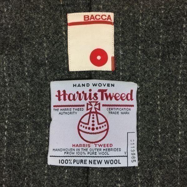 BACCA × Harris Tweed Sheepskin Coat Lined with Harris Tweed Size 38 Beige Tomorrowland(USED)