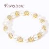 18K Real Gold Plated Large Hole Beads Spacer Beads Separators For Bead DIY Jewelry Making Supplies Bracelets Accessories