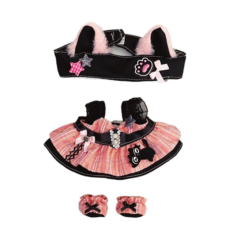 20cm Cotton Doll Doll Changing Clothes Hand-made Princess Skirt Suit  Birthday Gifts