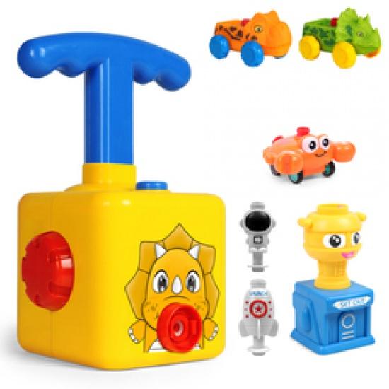 

Автомобиль с воздушным шаром с инерционным приводом Креативный надувной воздушный насос для воздушных шаров Воздушный силовой автомобиль Научный эксперимент Игрушка Подарок для