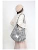 2025 Leopard Print Canvas Tote Bag: Large Capacity, Niche Design, Shoulder Bag for Women