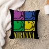 ANNirvanaRock Band Pillow Cover for Bedroom Room and Living Room Sofa Decorative Cushion Cover