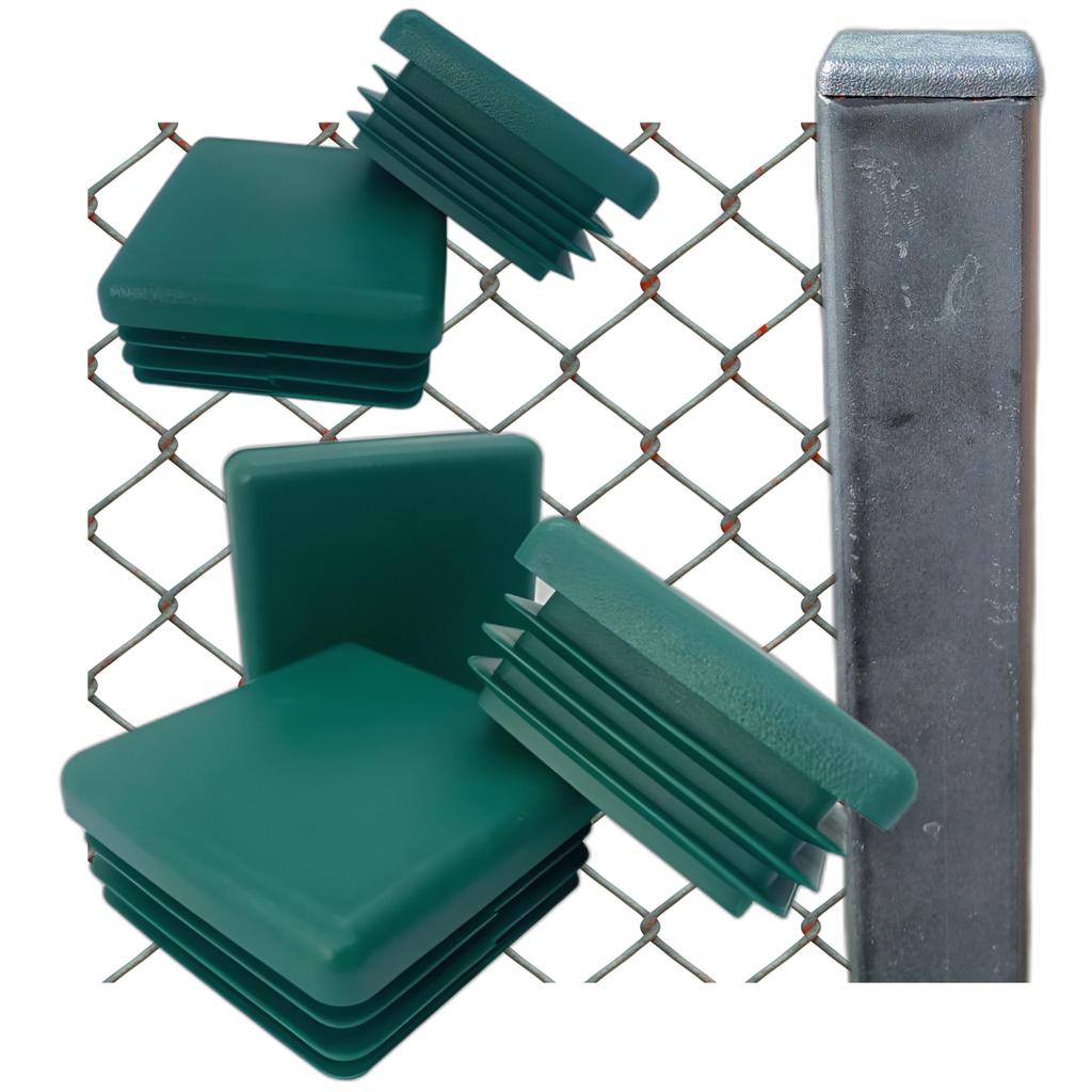 Internal cap for profile post roof 60X60 50 PCS GREEN