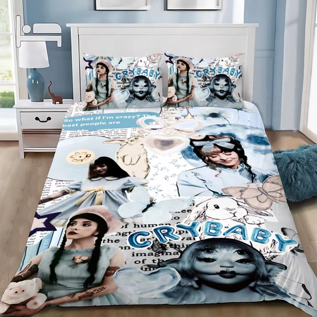 М-Мелани Мартинес Постельный набор Альбом Dollhouse Пододеяльник Наволочка Односпальный Полутораспальный Двуспальный Кингсайз Для мальчиков Девочек Взрослых Подарки 135x200cm 2pcs