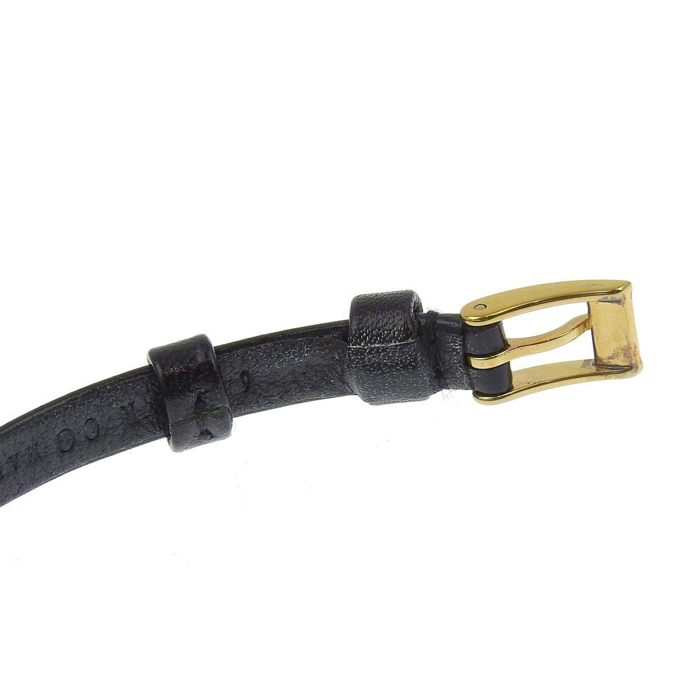 GUCCI Watches 3900L blackDial Stainless Steel/leather Quartz Analog display Women Used