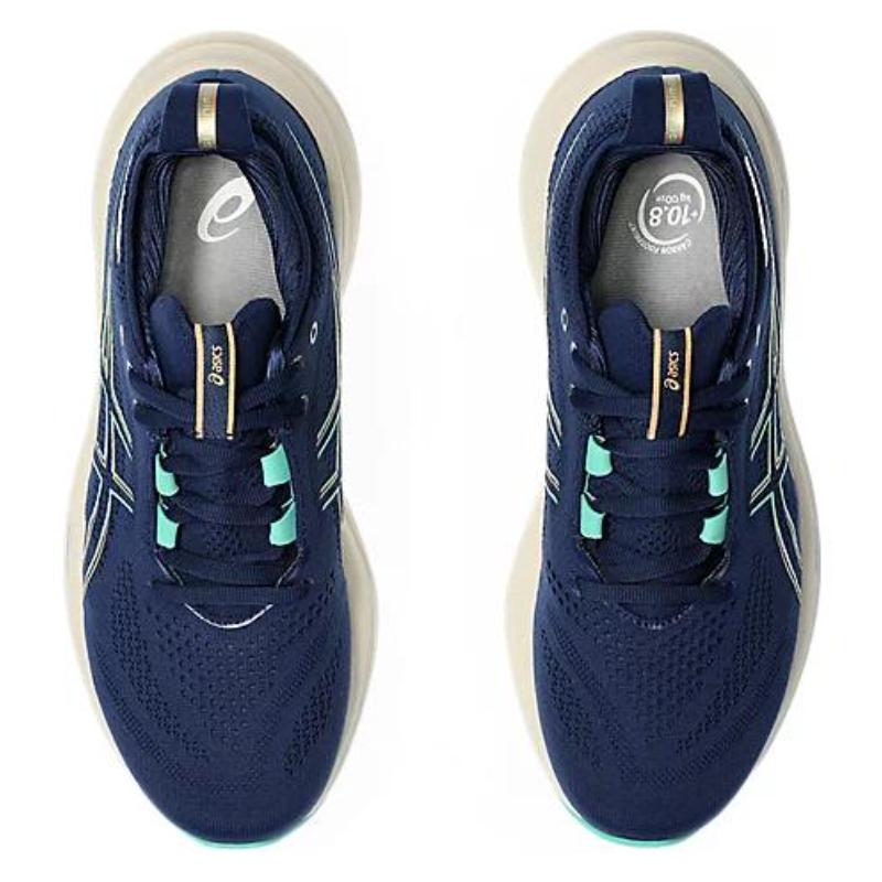 ASICS Gel Nimbus 26 Blue Expanse Aurora Green Women's Casual 1012B601-400