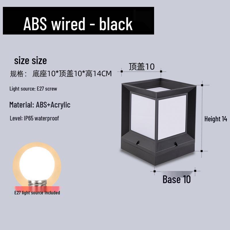 

Водонепроницаемые уличные солнечные столбовые светильники для садов и дворов