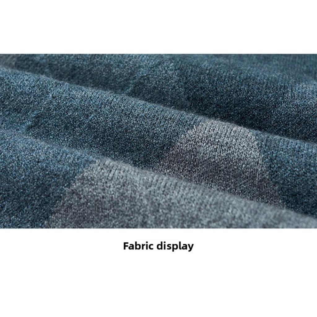 Podzimní a zimní svetr s výstřihem do V Pánský pulovr Základní svetr Žakárový s diamantovým vzorem Límec ve tvaru kuřecího srdce Pletený svetr