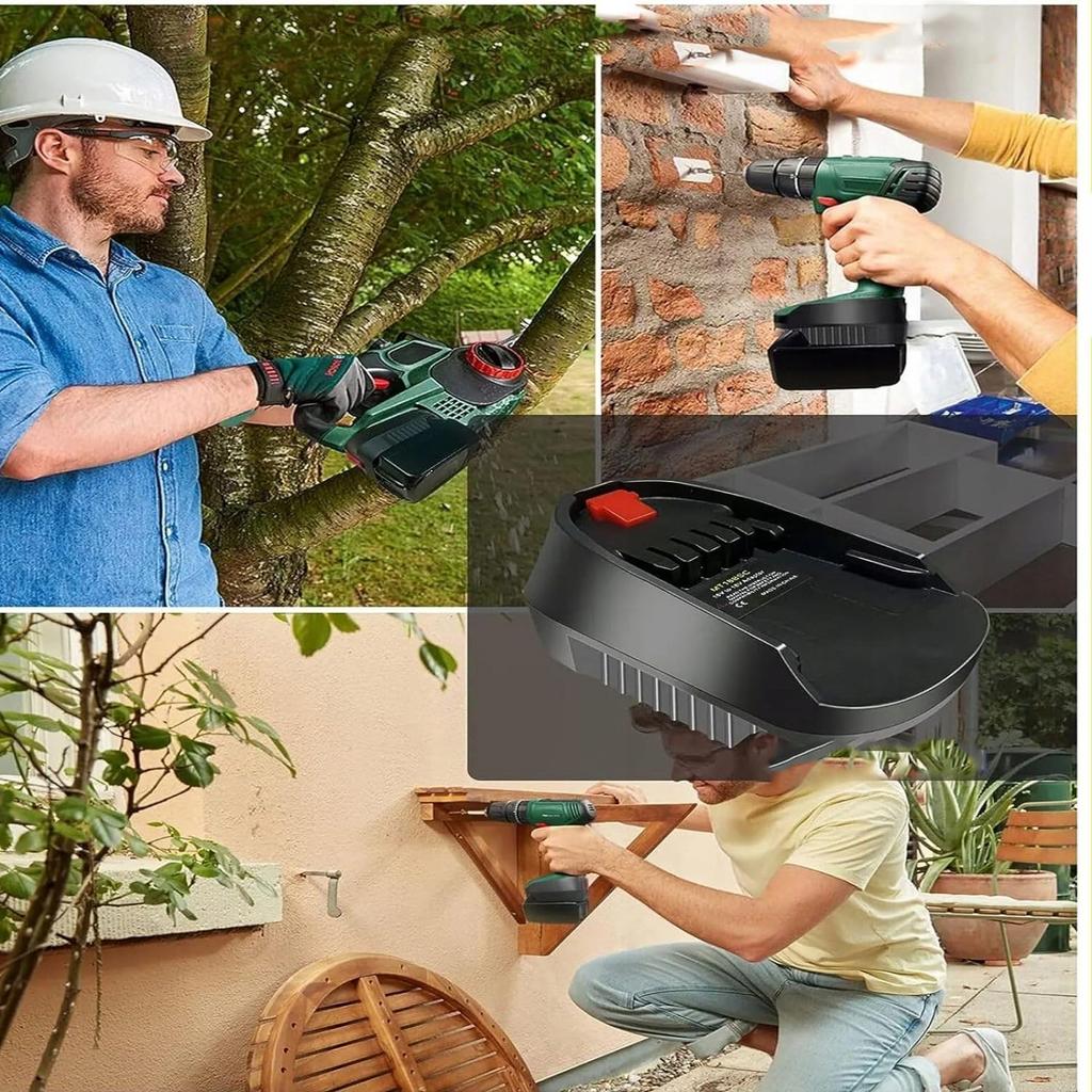 Rosfix Adapter für Makita 18V Akku auf Bosch – Kompatibilität mit Akkus BL1830–BL1860 | Robuste Konstruktion | Einfache Montage