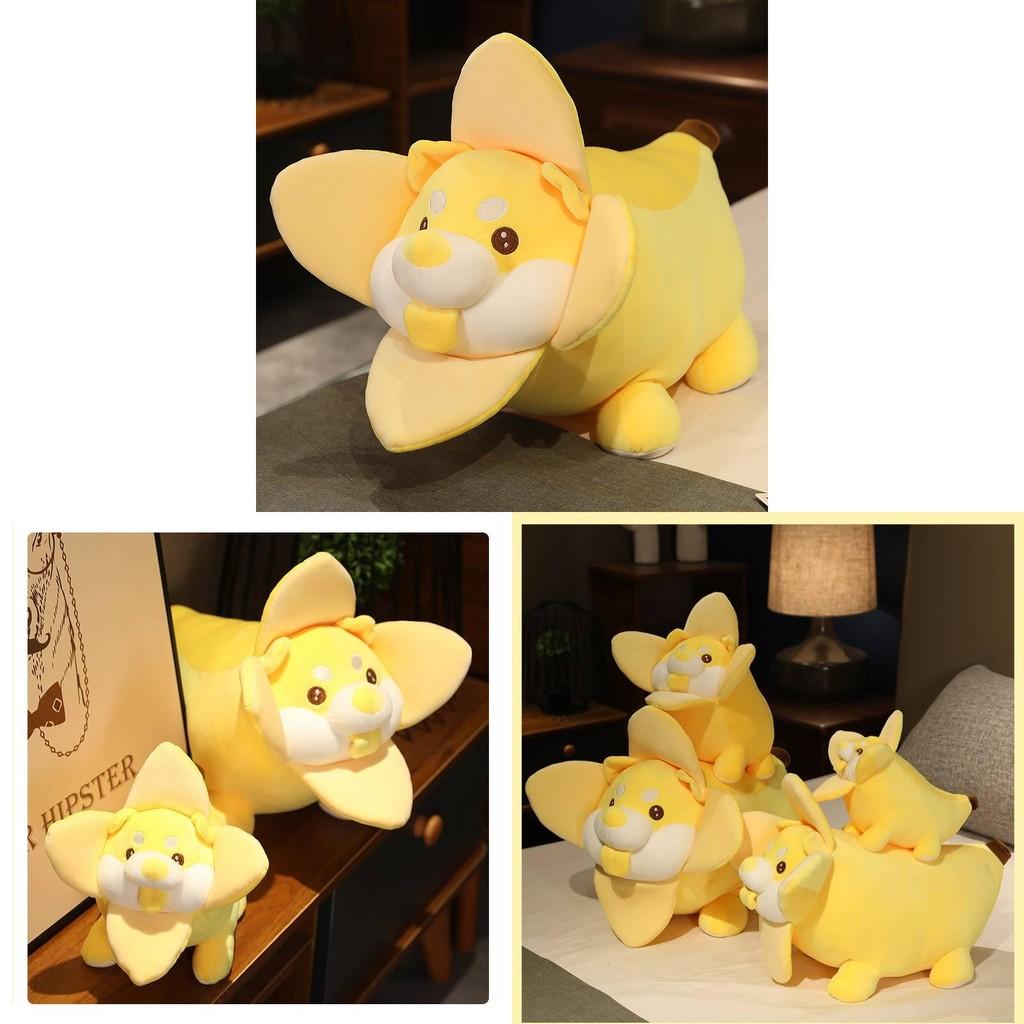 Banana Creative Dog Plush Cute Doll Multifunctional Cuddly Pillow Cushion And