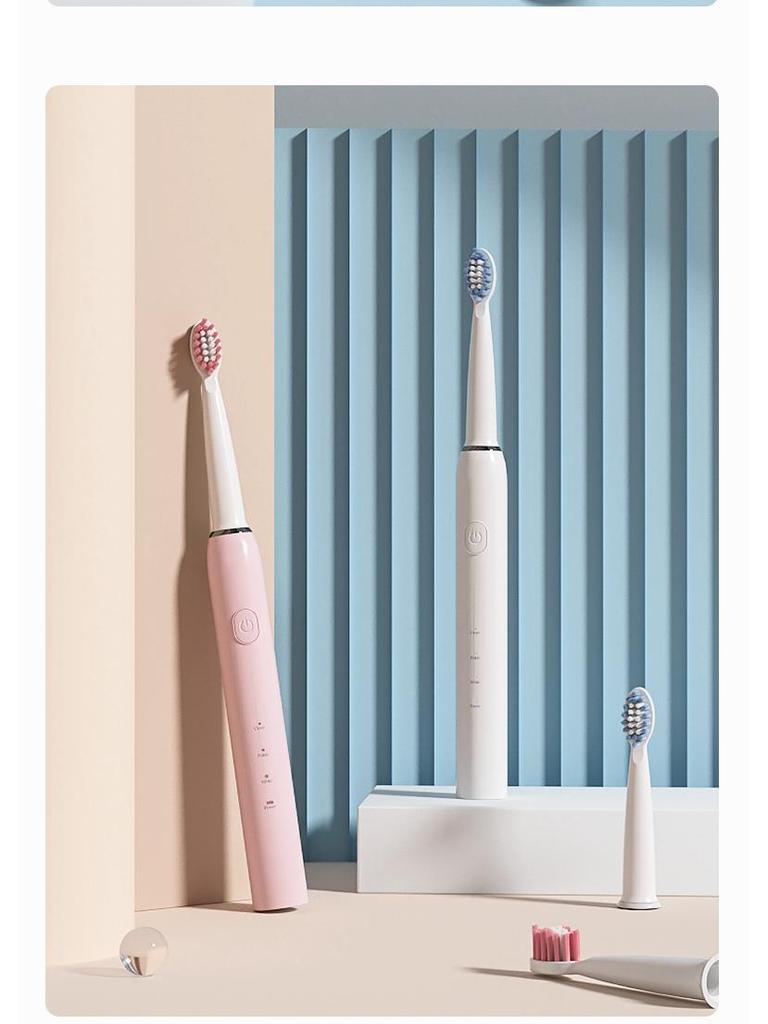 Adult Three-Speed Soft Bristle Sonic Electric Toothbrush with USB Charging