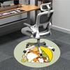 1pc Umbrella Dogs Office Round Area Rug, Under Office Chairs Bedroom Living Room Home Decor, Room Deco