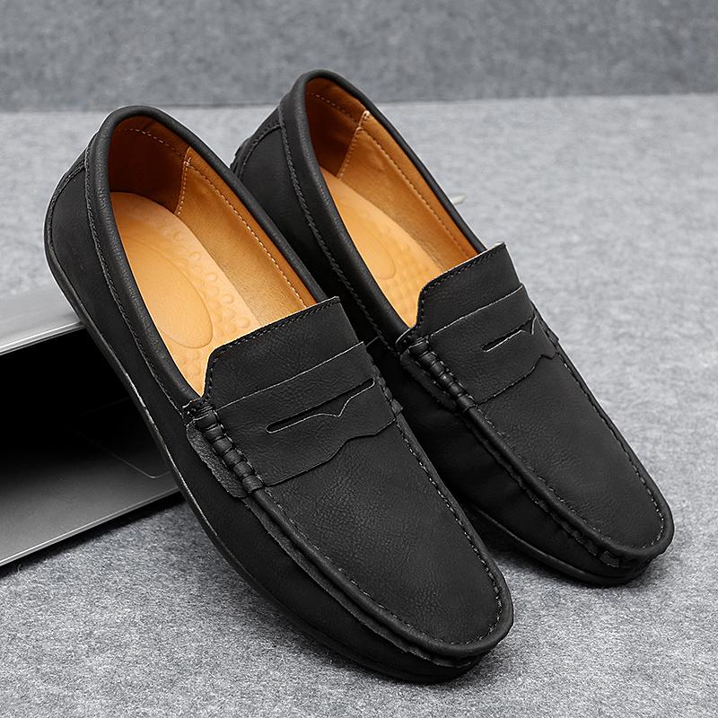 Plus Size Freizeitschuhe Herren Loafer Bequeme Herren Fahrschuhe Mokassins Herren Flats Schuhe