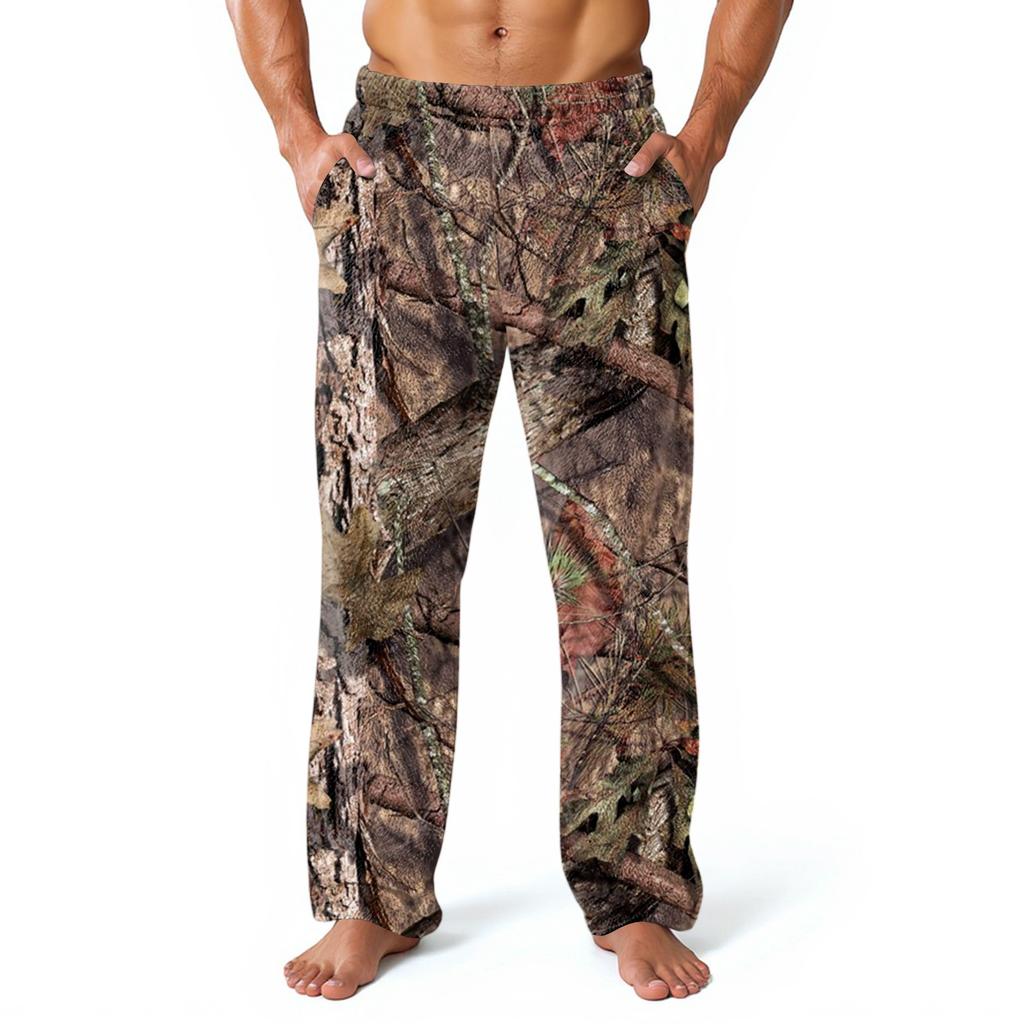 Herren Pyjamahose Bequeme Hose Mit Taschen Weiche Loungewear Nachtwäsche Lässige Pyjamahose