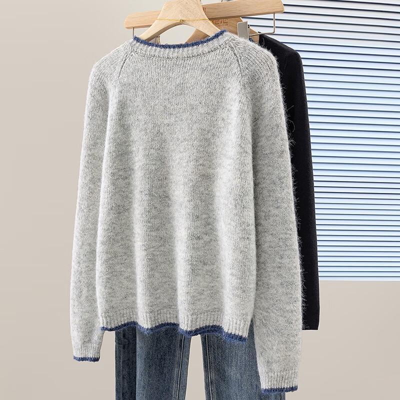 Women's Soft Wool Blend Raglan Sleeve Knit Cardigan