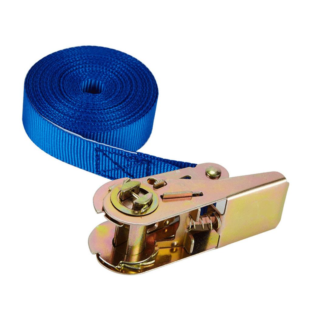 Cargo Tie Down Strap 1000kg(2200lbs) for Easy Load Securing Ratchet Straps for Trucks Boat 6ft/13ft/19ft/32ft Blue