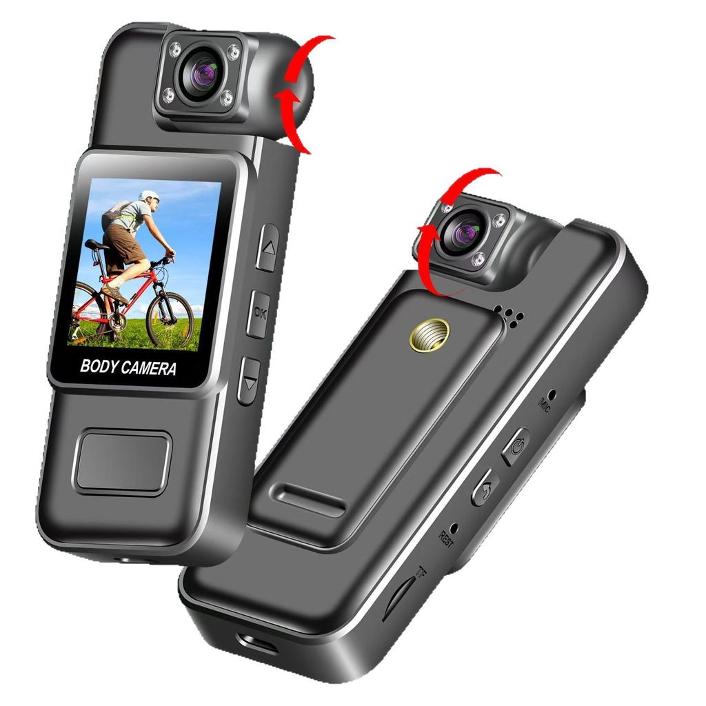 4K WiFi Law Enforcement Recorder: Night Vision, Pocket-Size DV Camera with Back Clip, APPM11