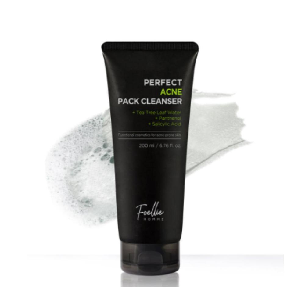 

Foellie Homme Clay Pack Cleanser 200ml Pore Pack Cleanser