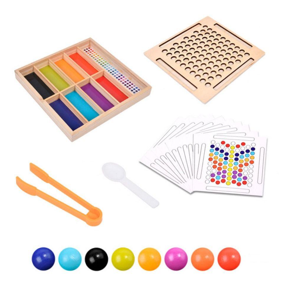 Puzzle Bead Color Matching Game Rolling Bead Color Sorting Game Birthday Gifts