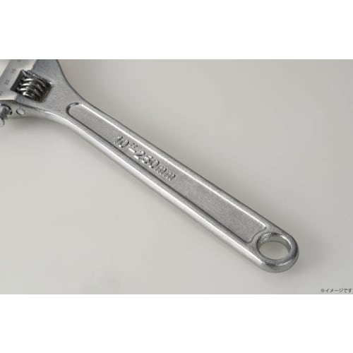 Takagi Adjustable Wrench, 250mm (Maximum Opening Width: Approx. 30mm) for Tightening Bolts and Nuts, with Measuring Tape, Adjustable, for Water Supply