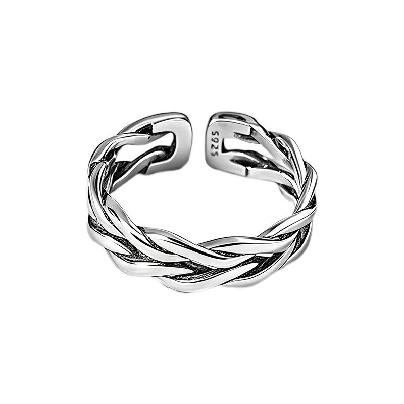 Exquisite Retro Open Ring for Women - Fashionable, Luxurious, Niche Design