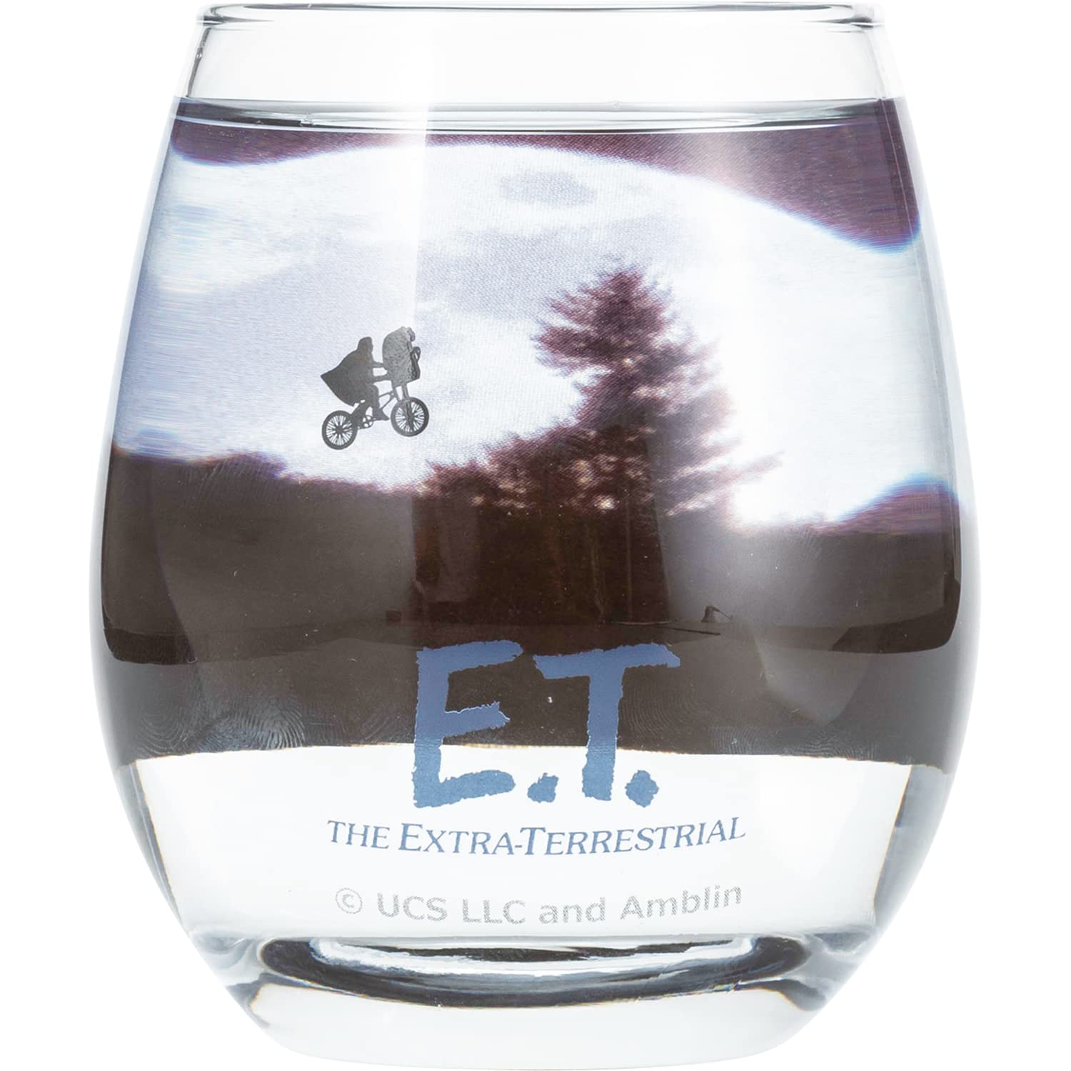 

Sun Art 3D Glass Tumbler 330ml Goods Tableware Made in Japan Transparent E.T. Approx. SAN3830-2