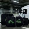 Spacious Inner Space EV Charging Cable Storage Bag Car Charging Cable Organizer Bag  Outdoor Use