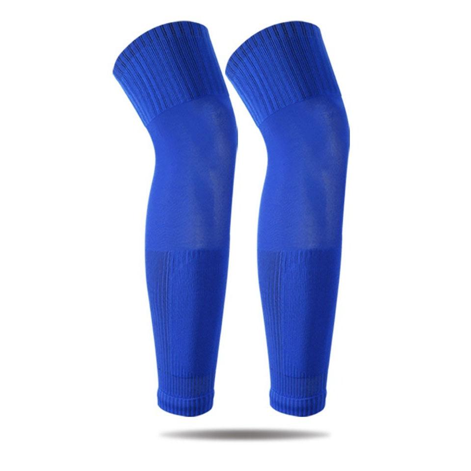Loogdeel 1 Pair Football Socks Over-The-Knee Soccer Leggings Breathable Sports Knee Pads Leg Cover Joint Knee Support