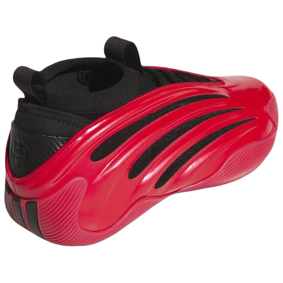 Adidas Harden Vol. 9 Red Metallic Unisex Sneakers Pure-Ruby Core-Black Lucid-Blue JS1304