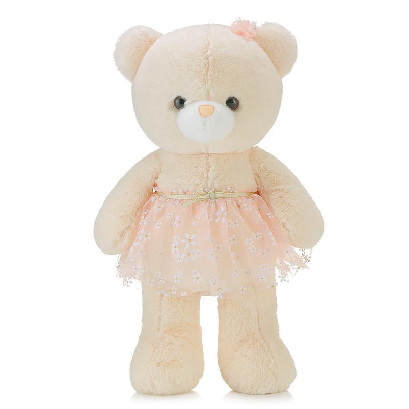 Bear Teddy Stuffed Toy For Girls With Pp Cotton Filling In Animal Gift Shape