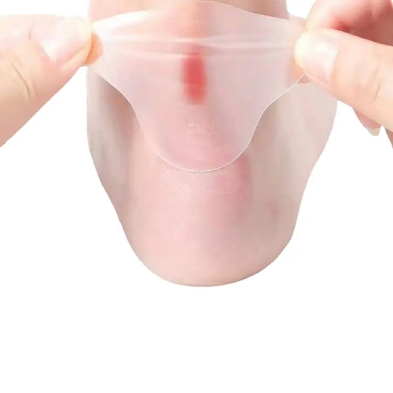 20pcs Gel Heel Protectors - Adhesive Blister Prevention Pads, Transparent Cushions for Shoe Comfort & Pain Relief