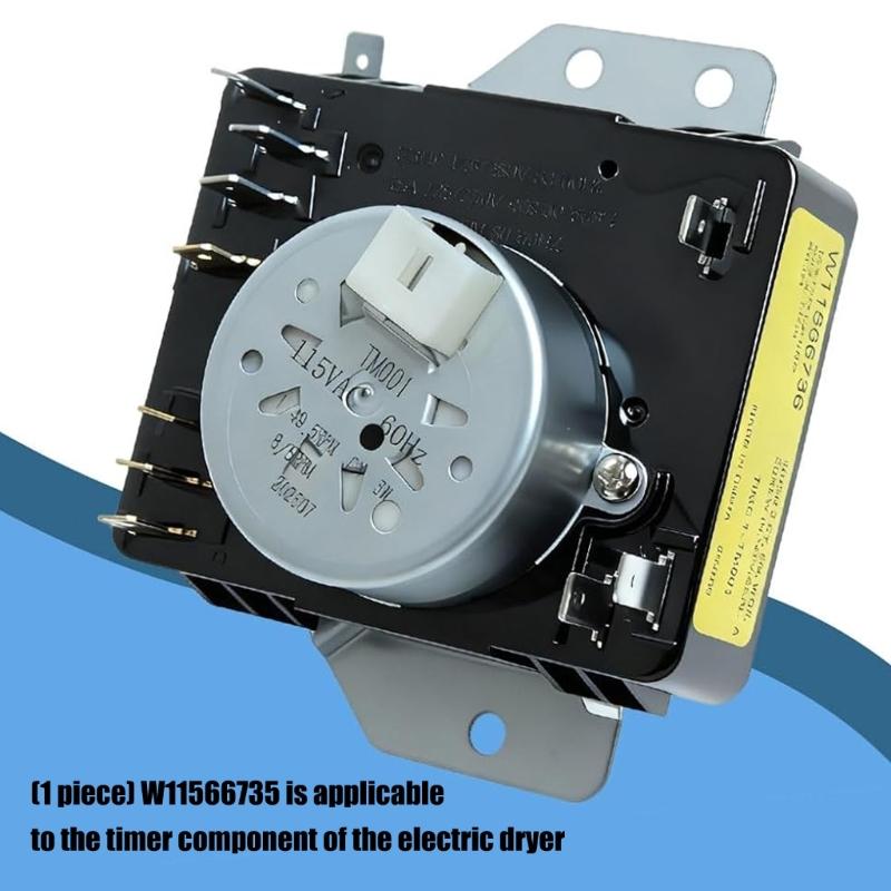 W11566735 Timer suszarki Zamiennik dla PS17216594 EAP17216594 W11685947 4981088 AP7215858 FIX17216594 162-428-1 Łatwy montaż