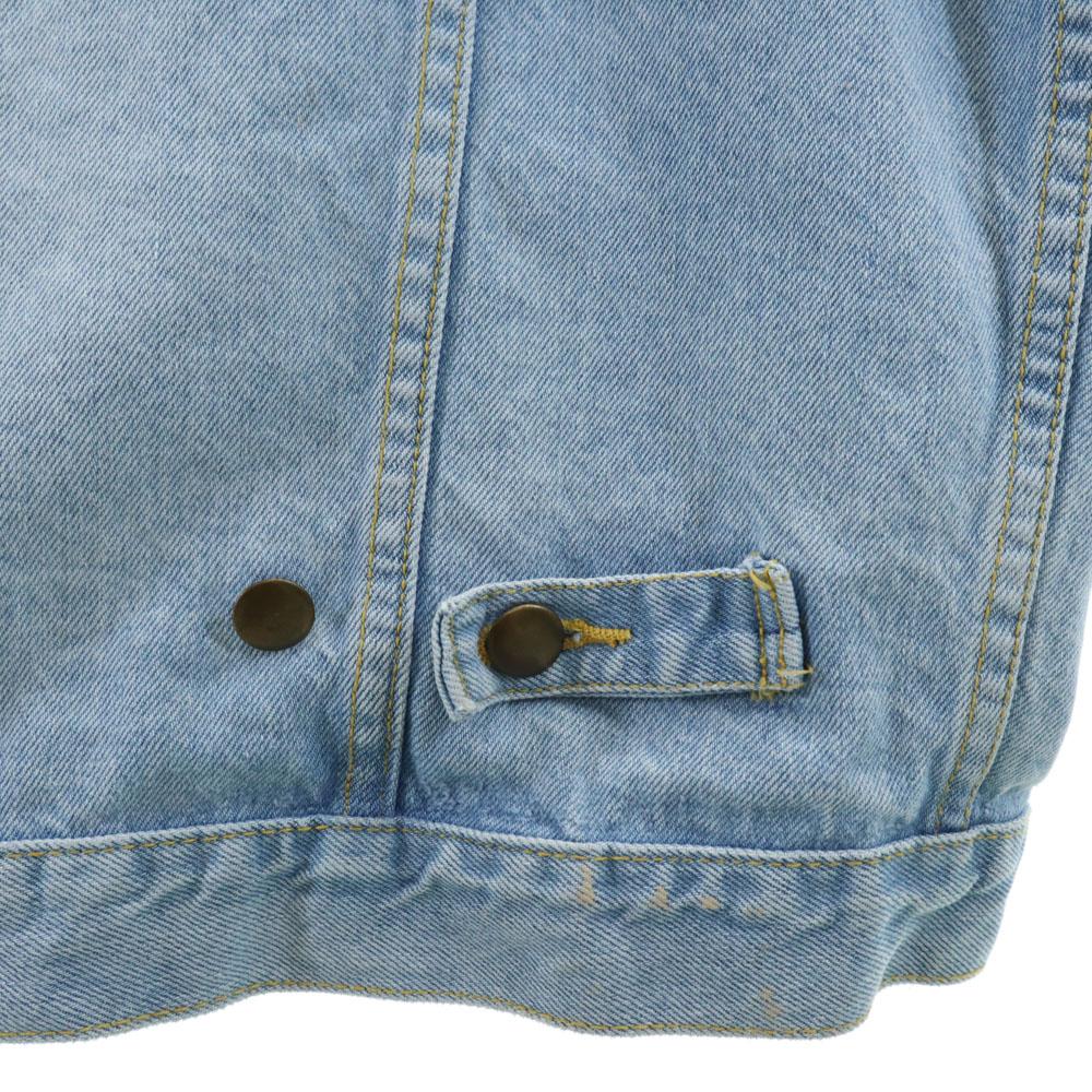 B.B.I. 90s Old Oversize Denim Jacket M Ice Blue Tracker Women Used