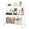 Suolunuo 3-Tier Modern Minimalist Iron Flower Stand for Balcony or Home