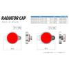 HKS Cooling System Parts Radiator Cap RADIATOR CAP S Type 108kPa(1.1K) 15009-AK004