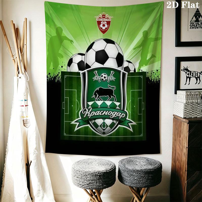 FC Krasnodar Surge Wall Hanging Printed Fabric Blanket Decorative Tapestries for Bedroom Living Room Home Decor