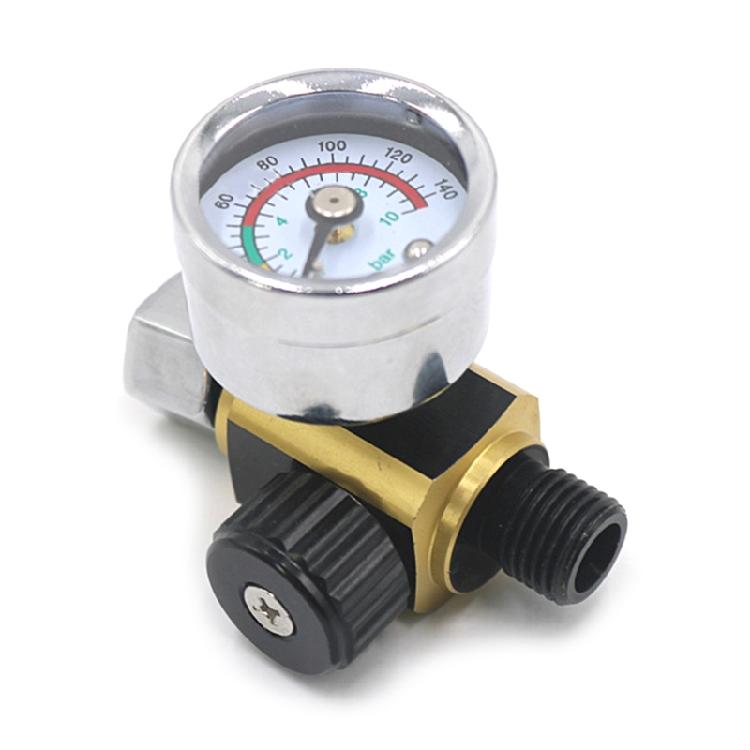 Air Filter Pressure Regulator Gauge Oil Water Separator Pneumatic Tool Adapter