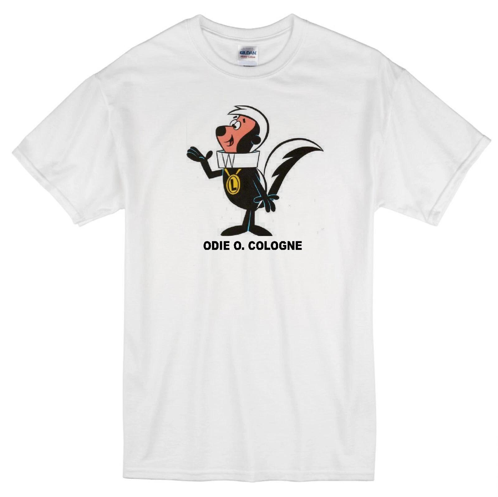 ODIE O. COLOGNE SKUNK KING LEONARDO CARTOON ANIMATION BONGO CONGO WHITE T-shirt 4XL
