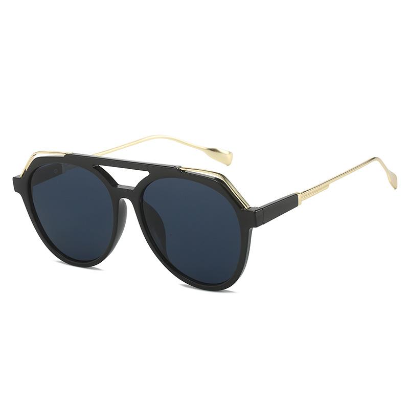 

High Quality New Pilot Sunglasses Women Men Retro Oval Sun Glasses Female Vintage Fashion Sun Glasses Feminino UV400 Other